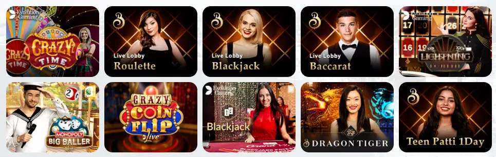 Bet365 live casino games India