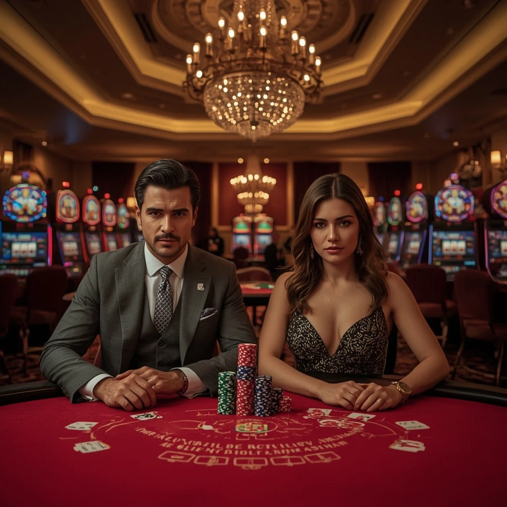 Two poker players at Bet365 Casino in India